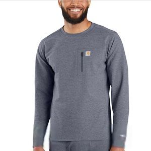 NWOT-Carhartt Man Force Heavyweight Thermal Base Layer Long Sleeve Pocket Shirt